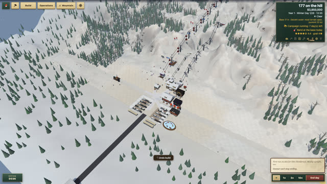 Enchanted Mountain base village and resort seen from above